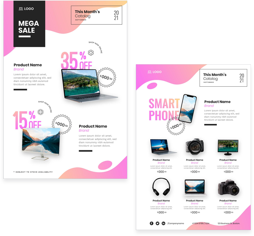 catalogue designing